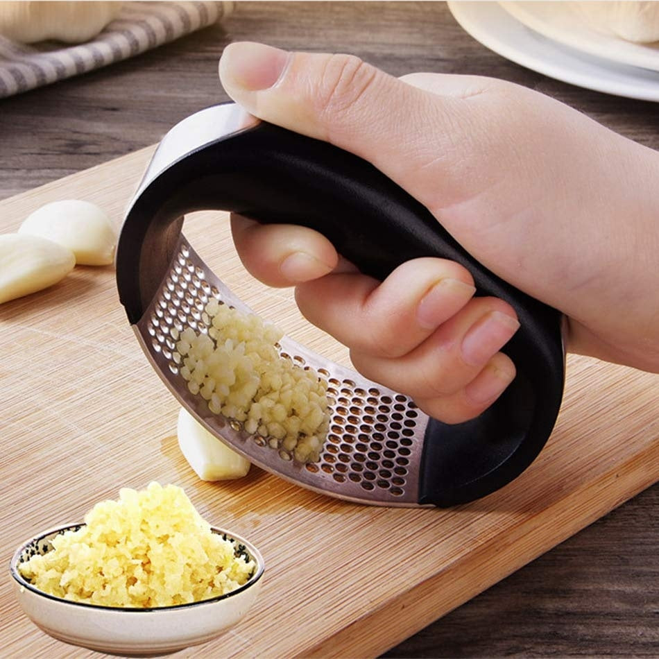 Savor Flavor: Precision Stainless Steel Garlic Press