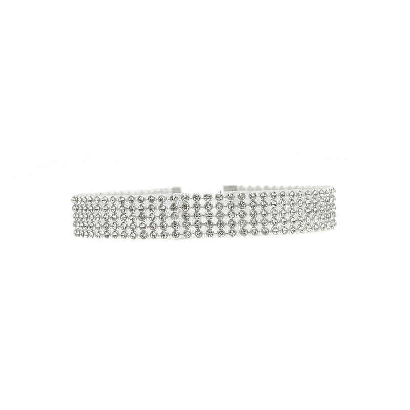 Dazzling Crystal Choker: Elegant Wedding Jewelry for Women