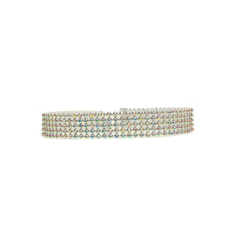 Dazzling Crystal Choker: Elegant Wedding Jewelry for Women