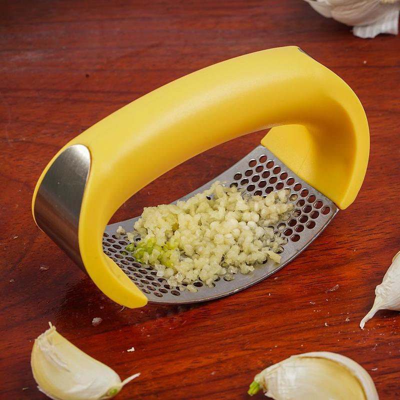 Savor Flavor: Precision Stainless Steel Garlic Press