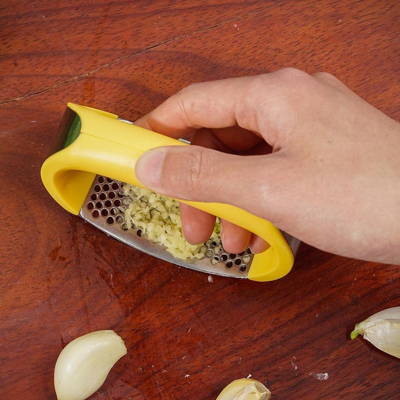 Savor Flavor: Precision Stainless Steel Garlic Press