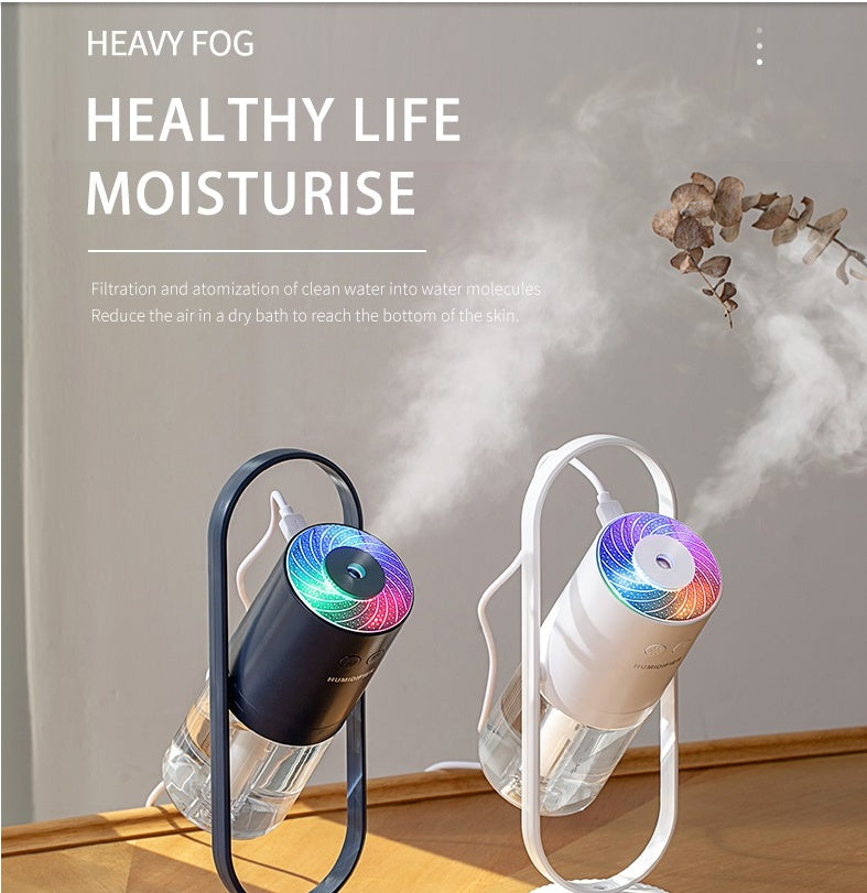 Enchanting Mist: USB Humidifier with Projection Lights