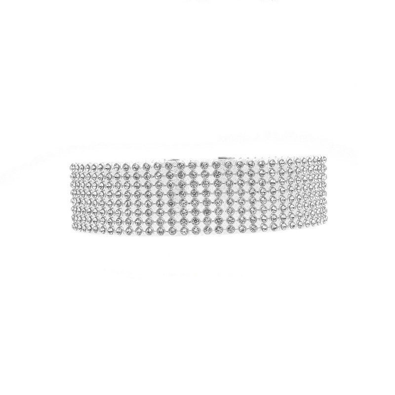 Dazzling Crystal Choker: Elegant Wedding Jewelry for Women