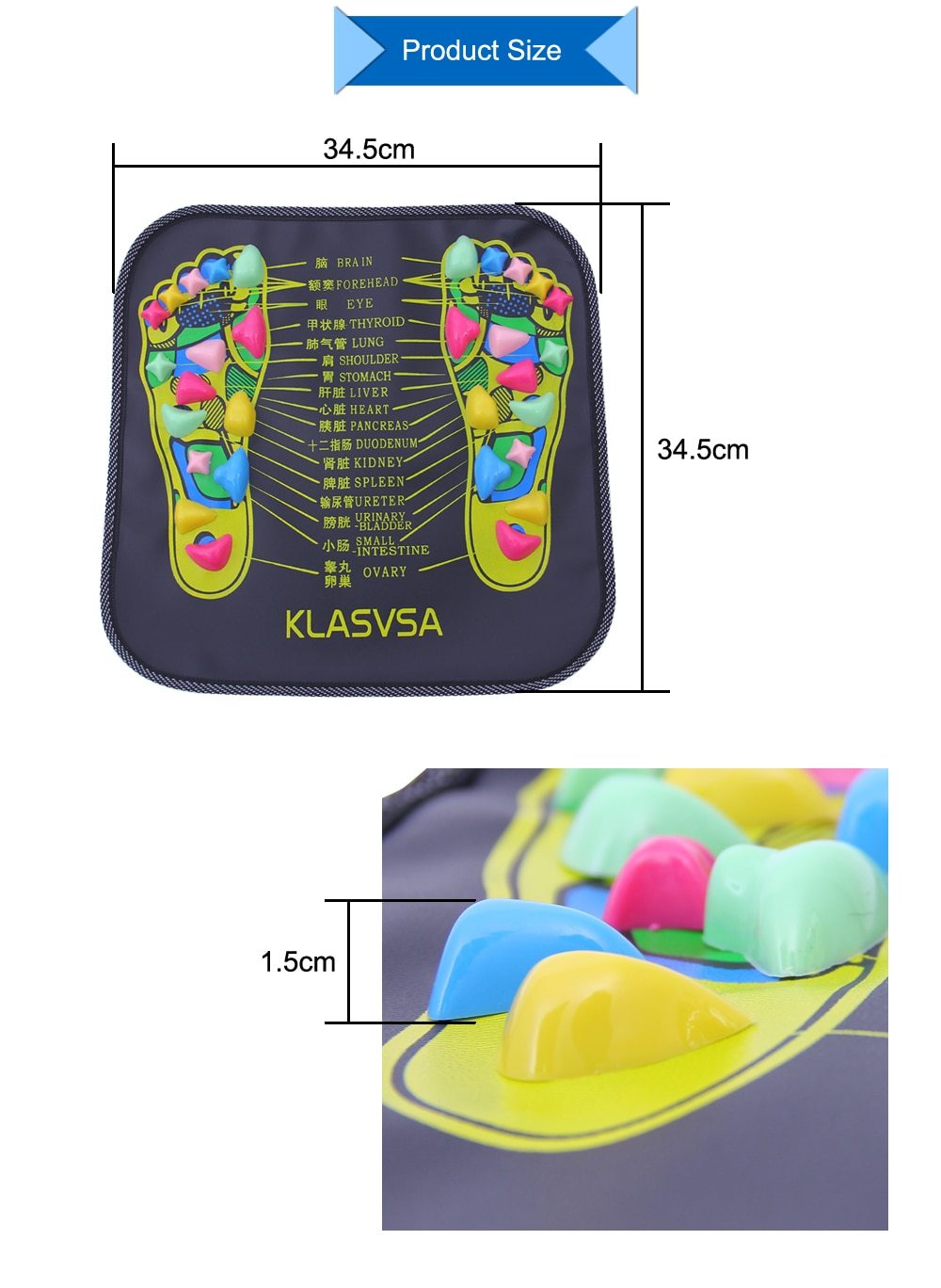 Revitalize Your Feet: Acupressure Mat for Pain Relief