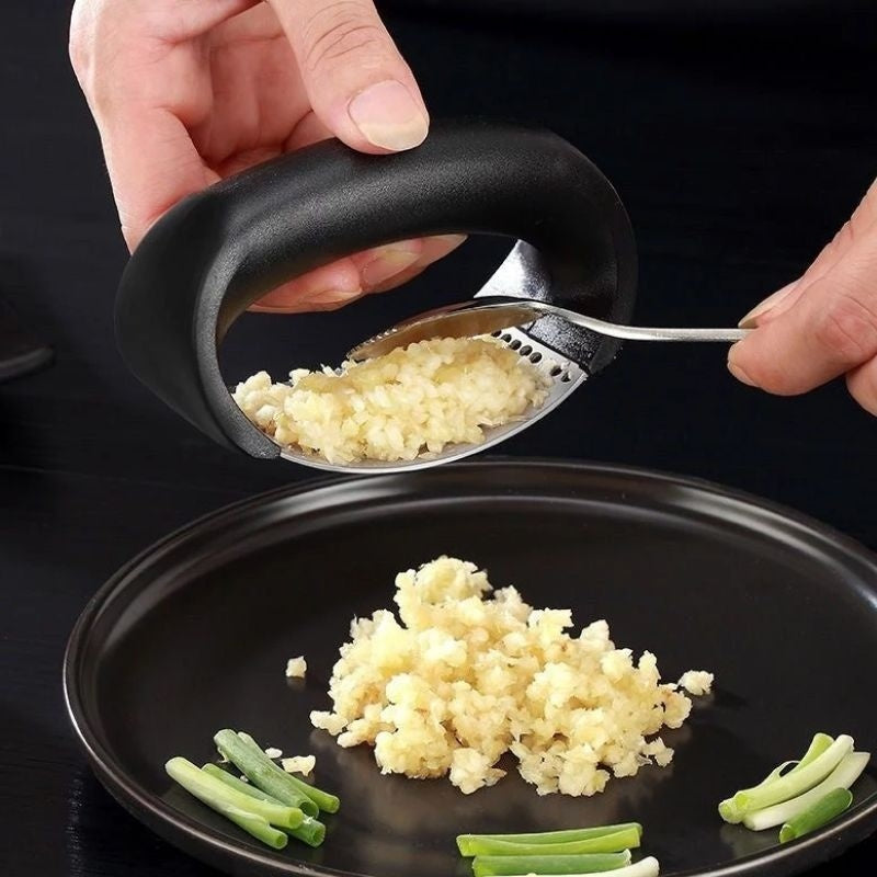 Savor Flavor: Precision Stainless Steel Garlic Press