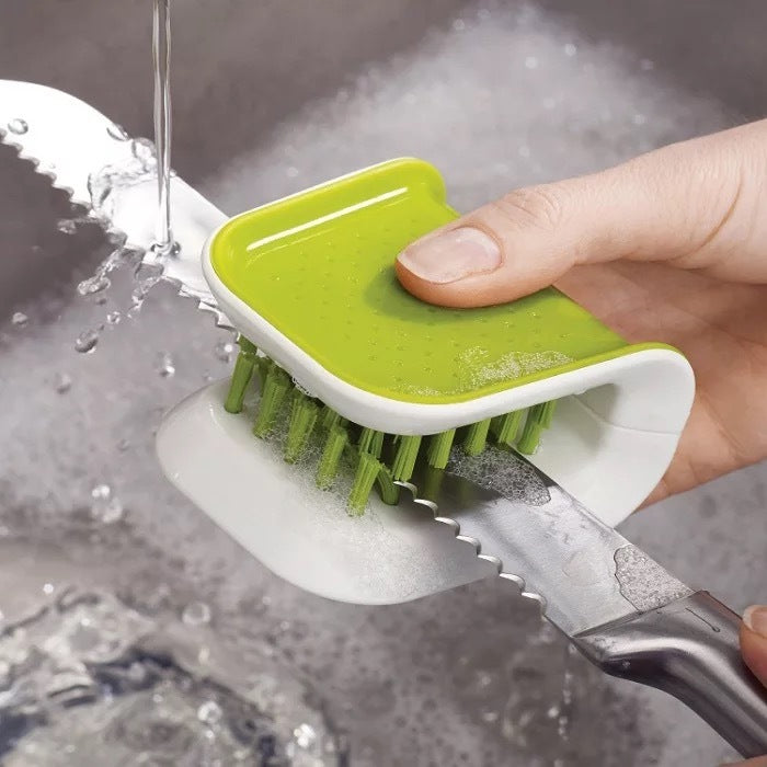 Efficient U-Shaped Kitchen Tool: Bristle Cleaner Brush