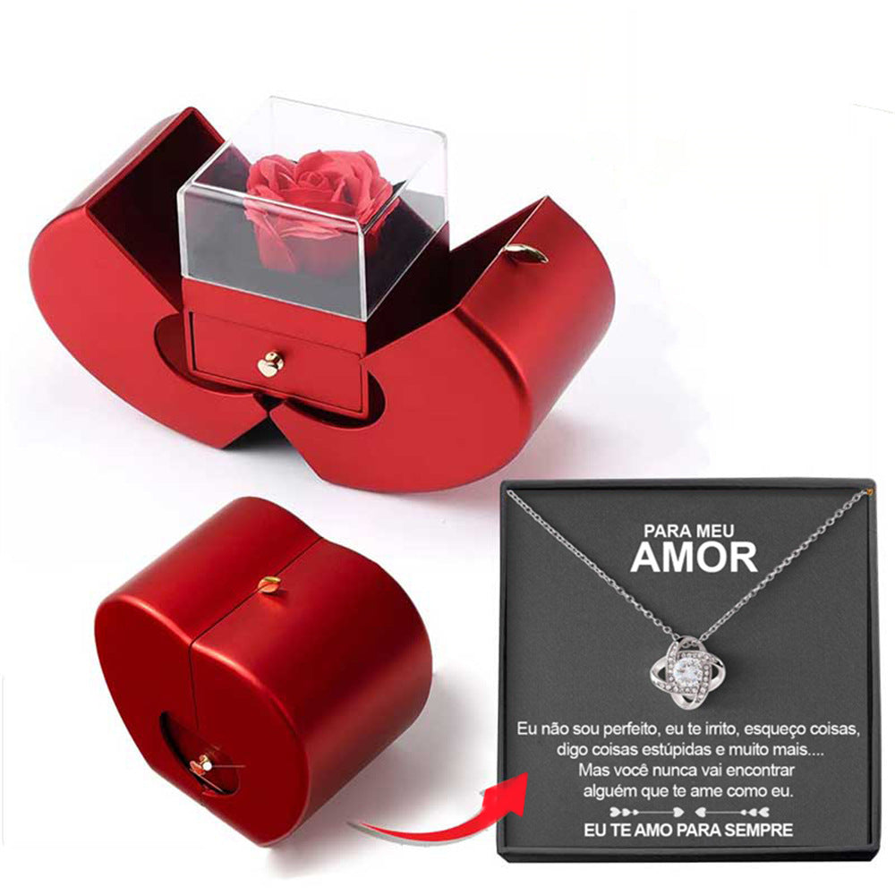 Eternal Rose Jewelry Box: Perfect Gift for Her!