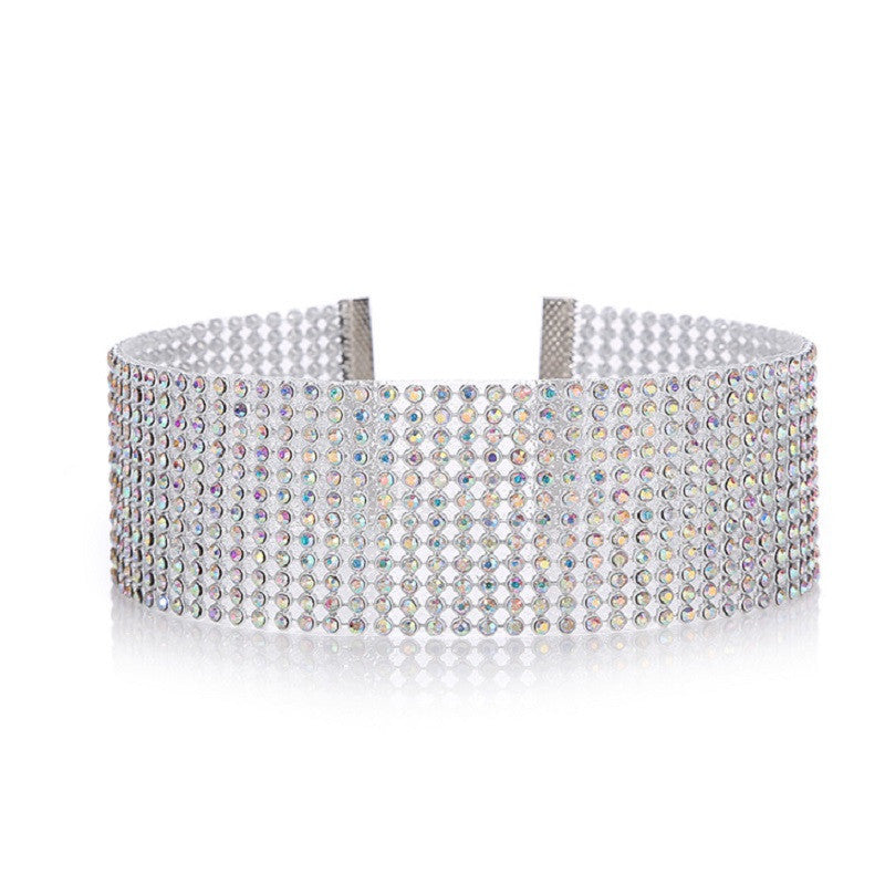 Dazzling Crystal Choker: Elegant Wedding Jewelry for Women