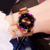 Sparkling Rose Gold Diamond Magnet Women's Watch