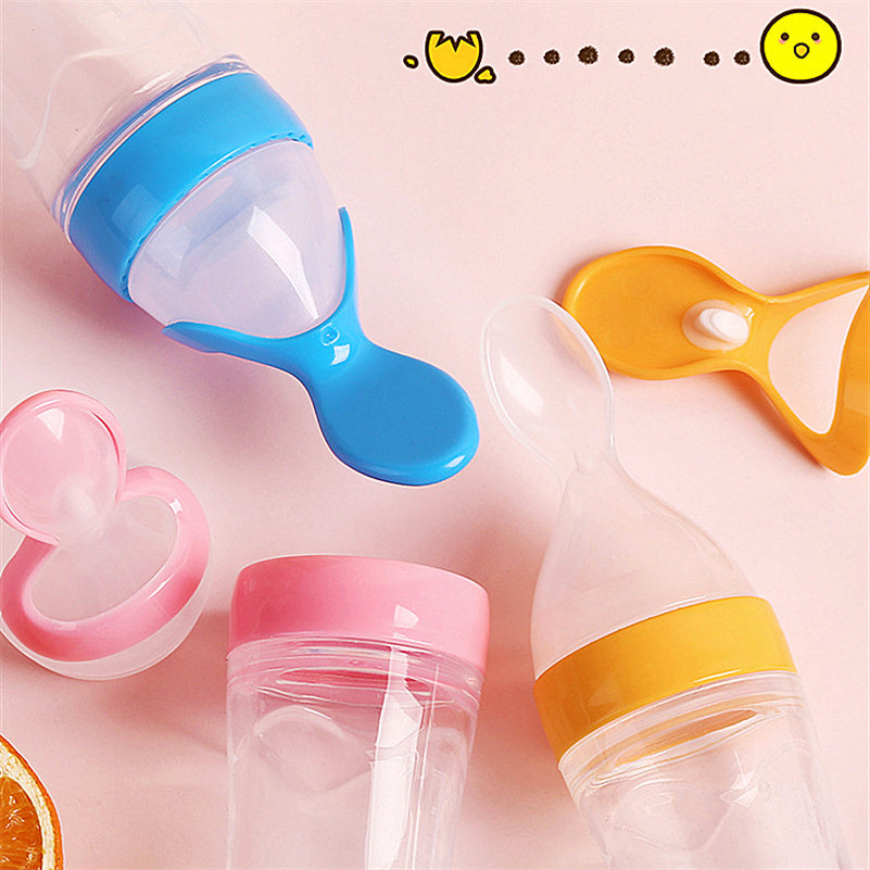 Discover Safe Feeding: Silicone Training Rice Spoon