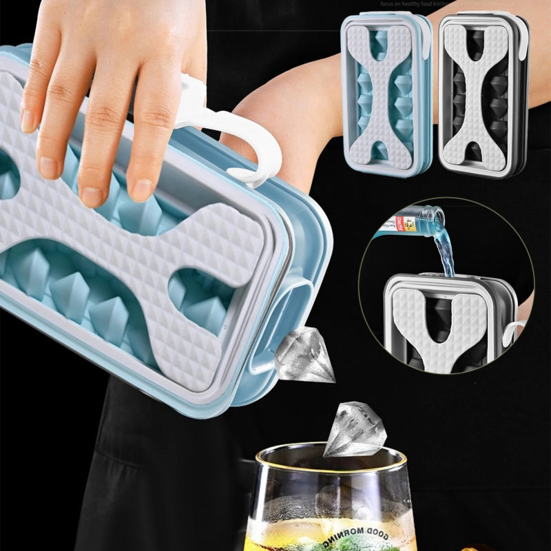 Diamond Chill: 2-in-1 Ice Ball Maker