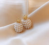 Radiant Ocean: Pineapple Starfish Pearl Earrings