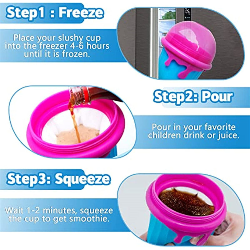 Beat the Heat: 500ml Magic Slushy Maker