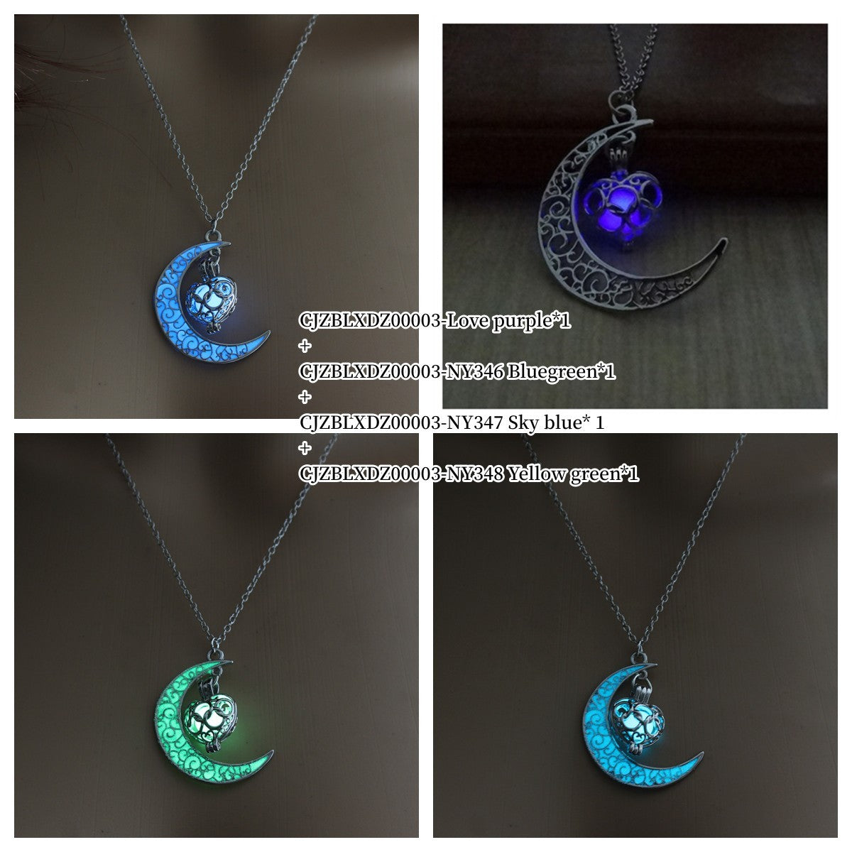 Glimmering Silver-Plated Chain Necklaces with Radiant Pendants