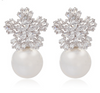 Crystal Pearl Earrings