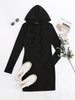 Slimming Hooded Knitted Dress Women